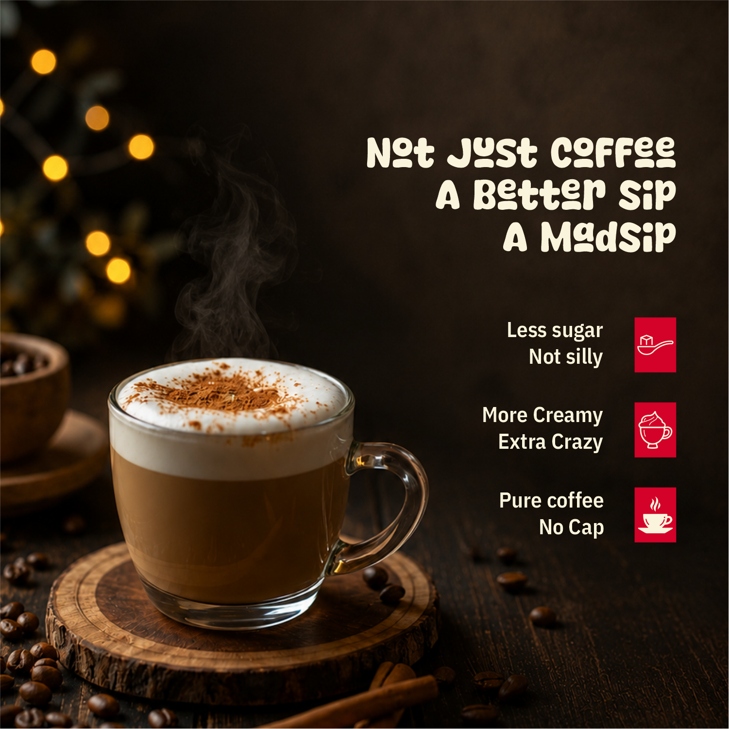 Hazelnut Unplugged Instant Coffee Premix