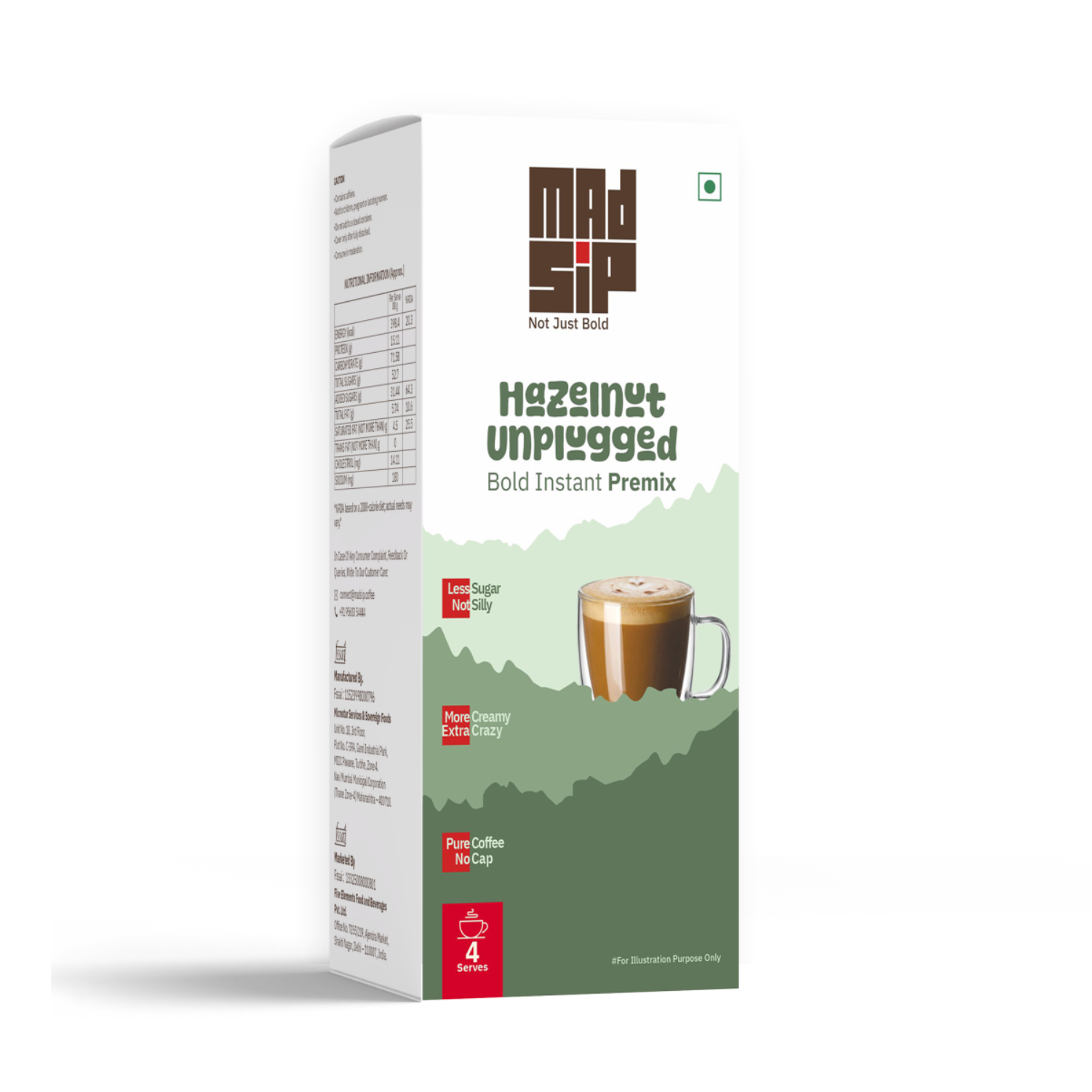 Hazelnut Unplugged Instant Coffee Premix