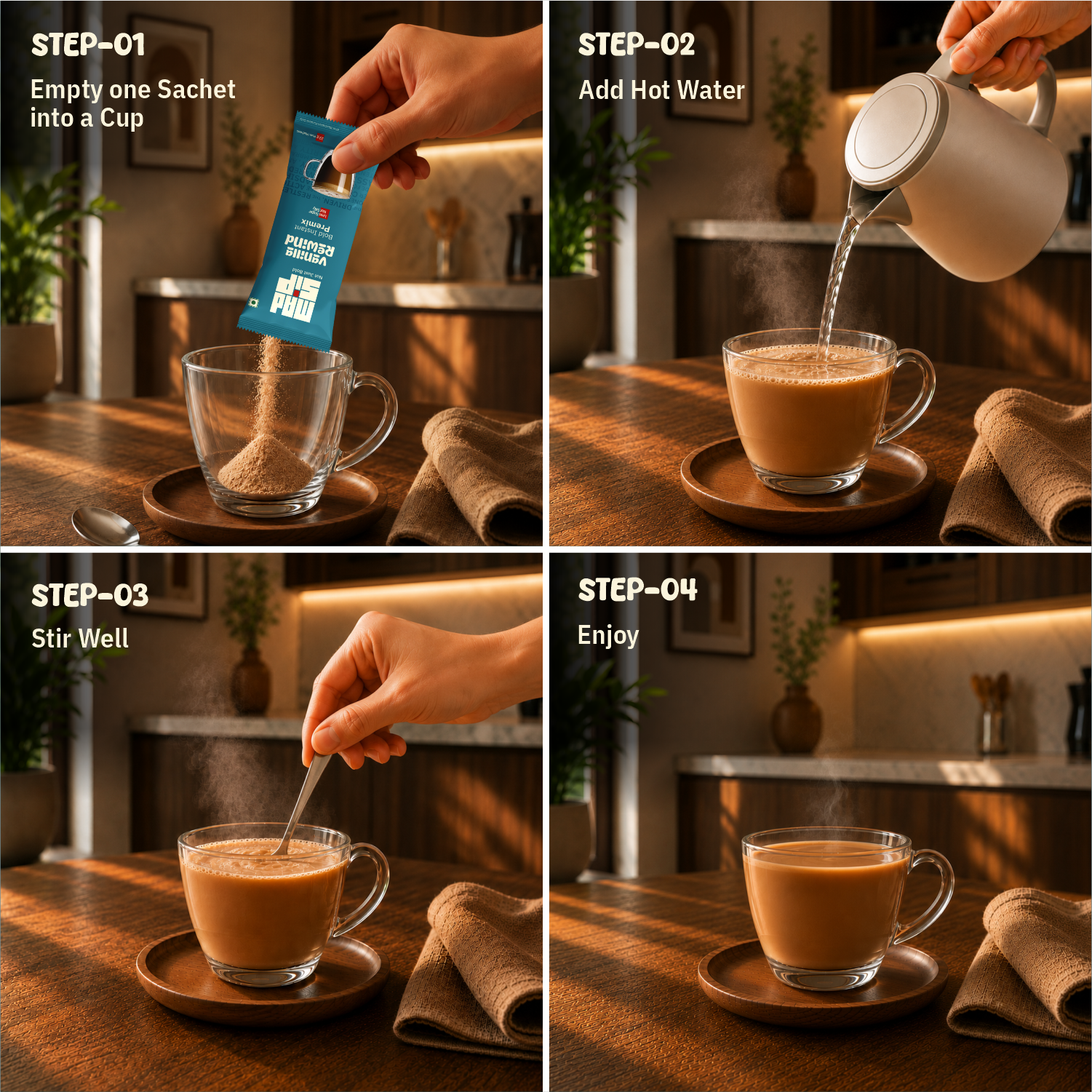 Vanilla Rewind Instant Coffee Premix